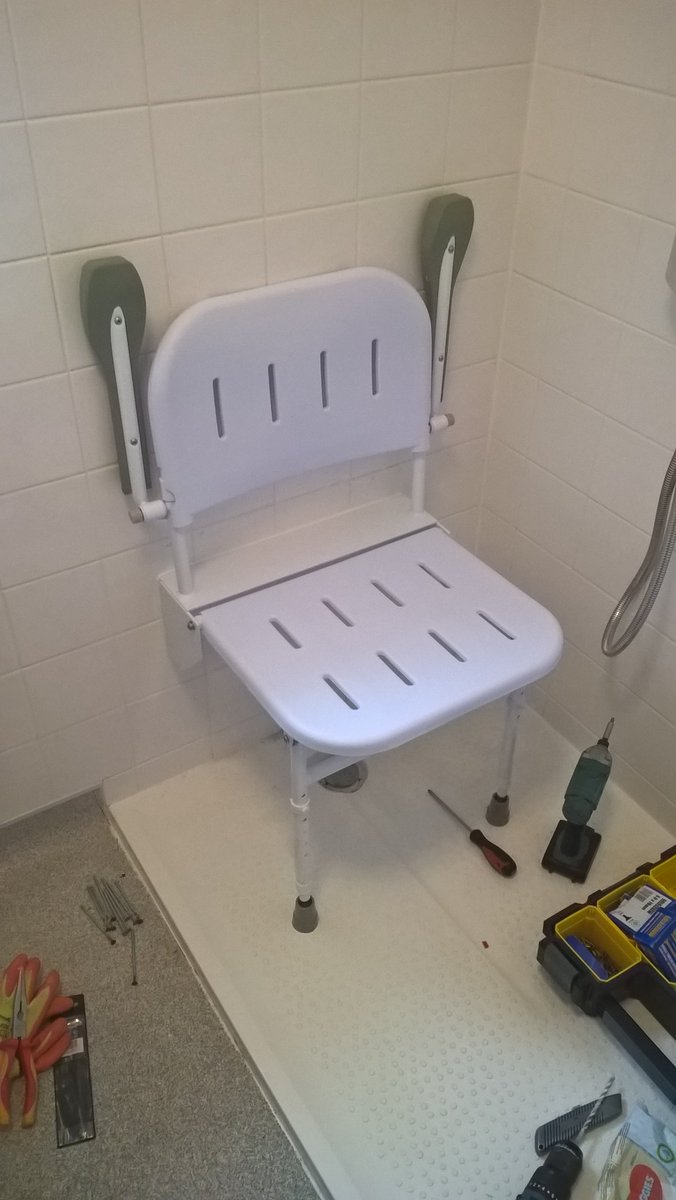 Yet another happy client 'so happy that it has been replaced, gentleman was so lovely and kind, i cant thank you enough'  call <a href="/carerepairnn/">Care & Repair Northamptonshire</a> for more information on shower seats