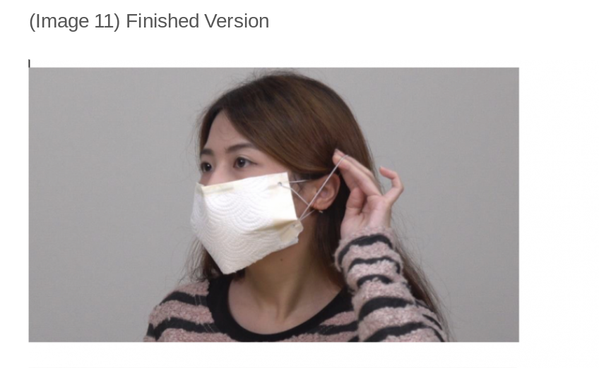 Some evidence from Hong Kong that paper towel outer layer and 3-ply soft tissue inner layer may be an acceptable *and* disposable replacement for surgical masks—perhaps with a plastic folder face shield. Can people with access to labs pleeease test this? https://www.consumer.org.hk/ws_en/news/2020/covid-19-diymasks