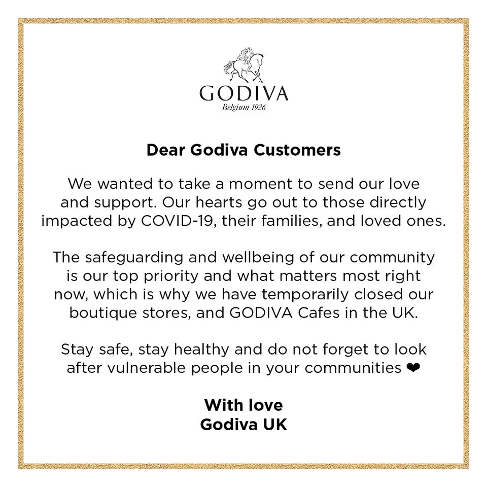 An update from your GODIVA family.