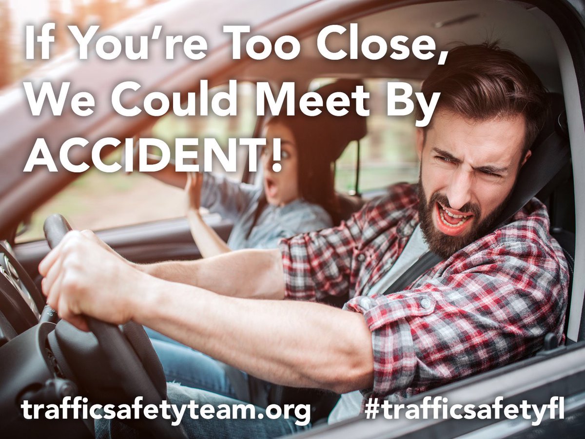 Please remember safe distancing also applies while driving.
#defensivedriving #waltswisewords #distancing #threesecondrule 
Speeding and aggressive driving increasing. Florida Drivers Handbook recommends a minimum of three seconds safe following distance.
#besafe #trafficsafetyfl