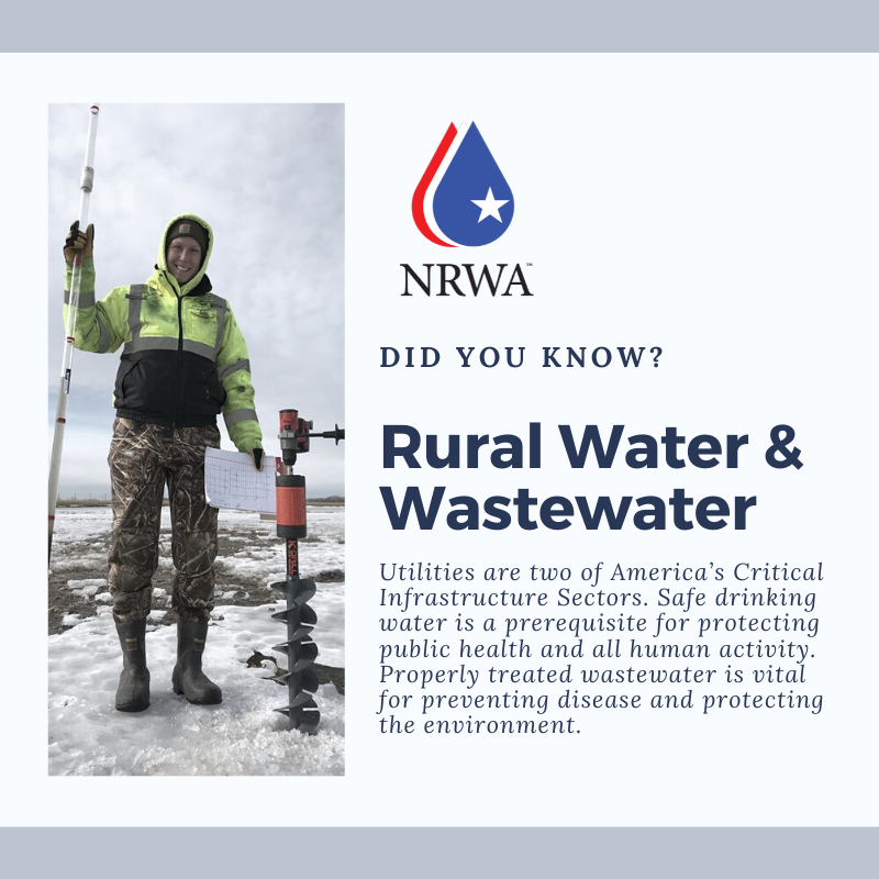NRWA's tweet photo. Are you needing some Monday Motivation? How about this, rural water and wastewater utilities are two of America's Critical Infrastructure Sectors. #RuralWater #MondayMotivation https://t.co/J0OiVtZVB7