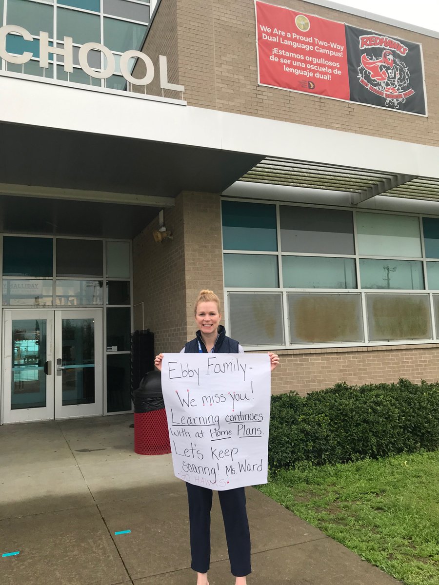 Ebby Family - We miss you! Learning continues with at Home Plans. Let's keep soaring! Ms. Ward 
Go Hawks!