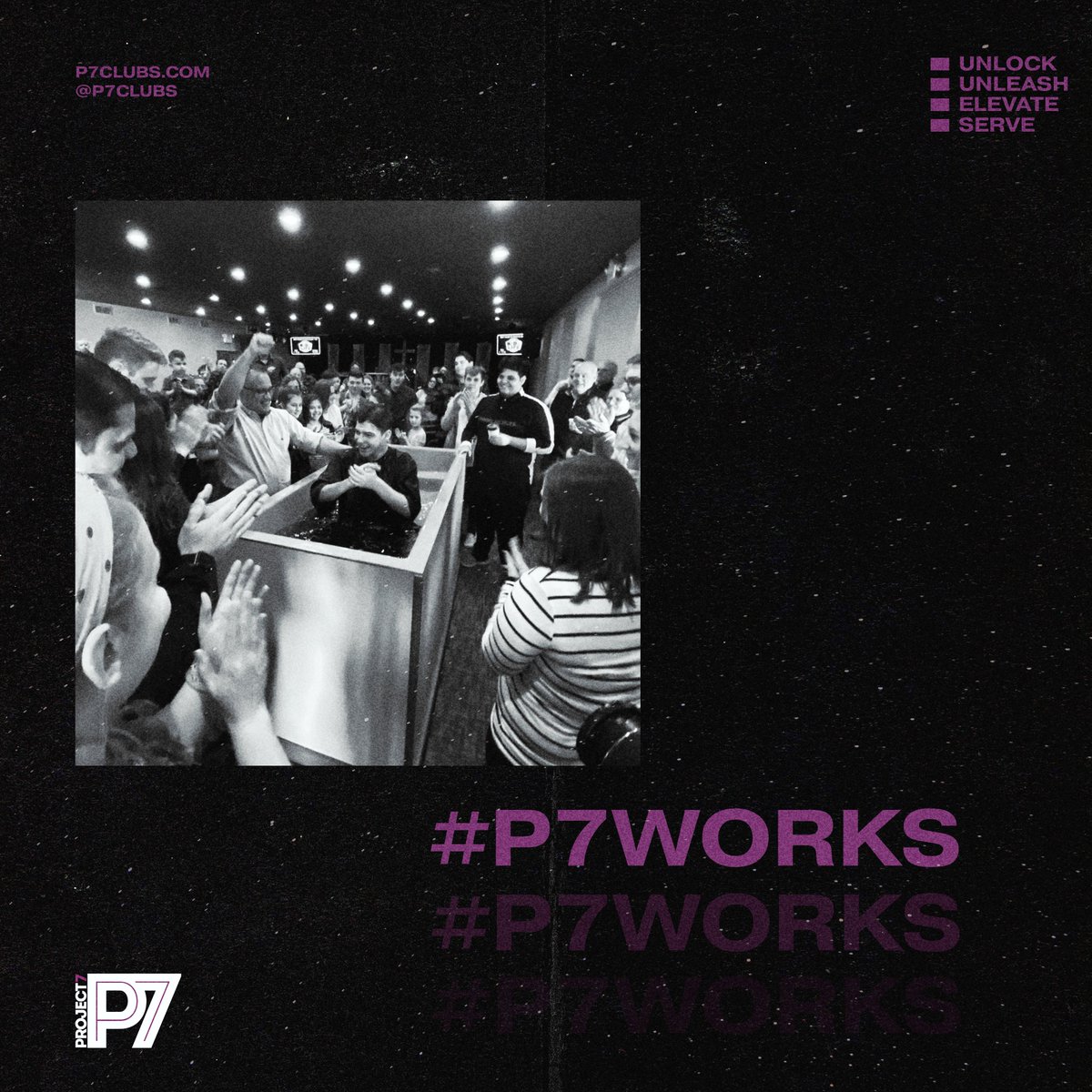 P7clubs's tweet photo. While most #P7Clubs and churches aren't meeting right now, we want to brighten your day with a P7 testimony from a couple of months ago. Wyatt, had been attending a P7 Club in Mukwonago, Wisconsin got baptized earlier this year. #P7Works https://t.co/jKSEjOZA9j