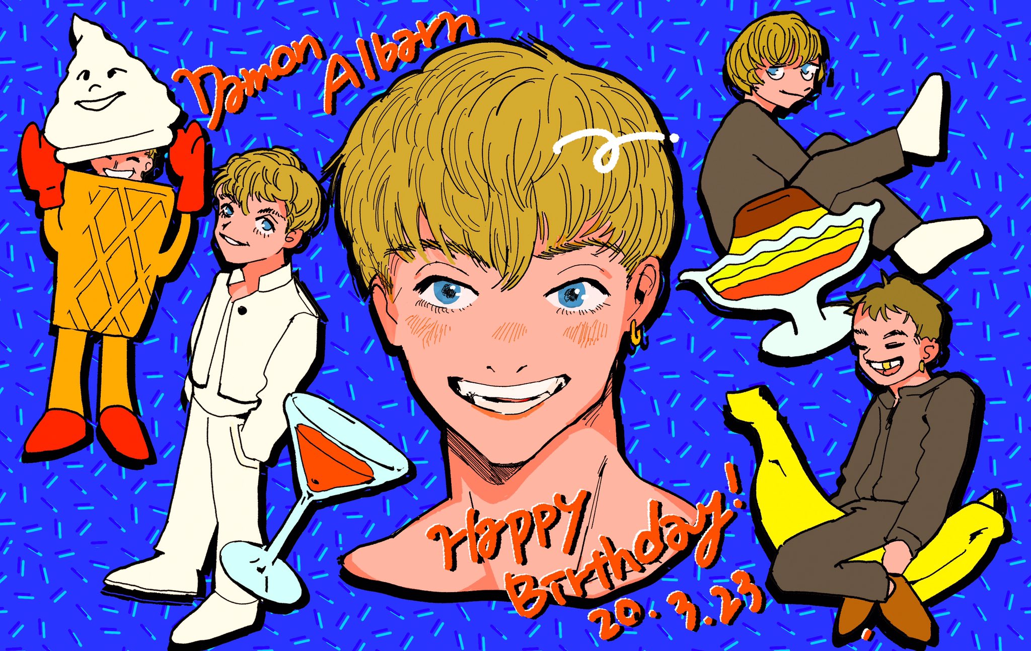  HAPPY BIRTHDAY  DAMON ALBARN 