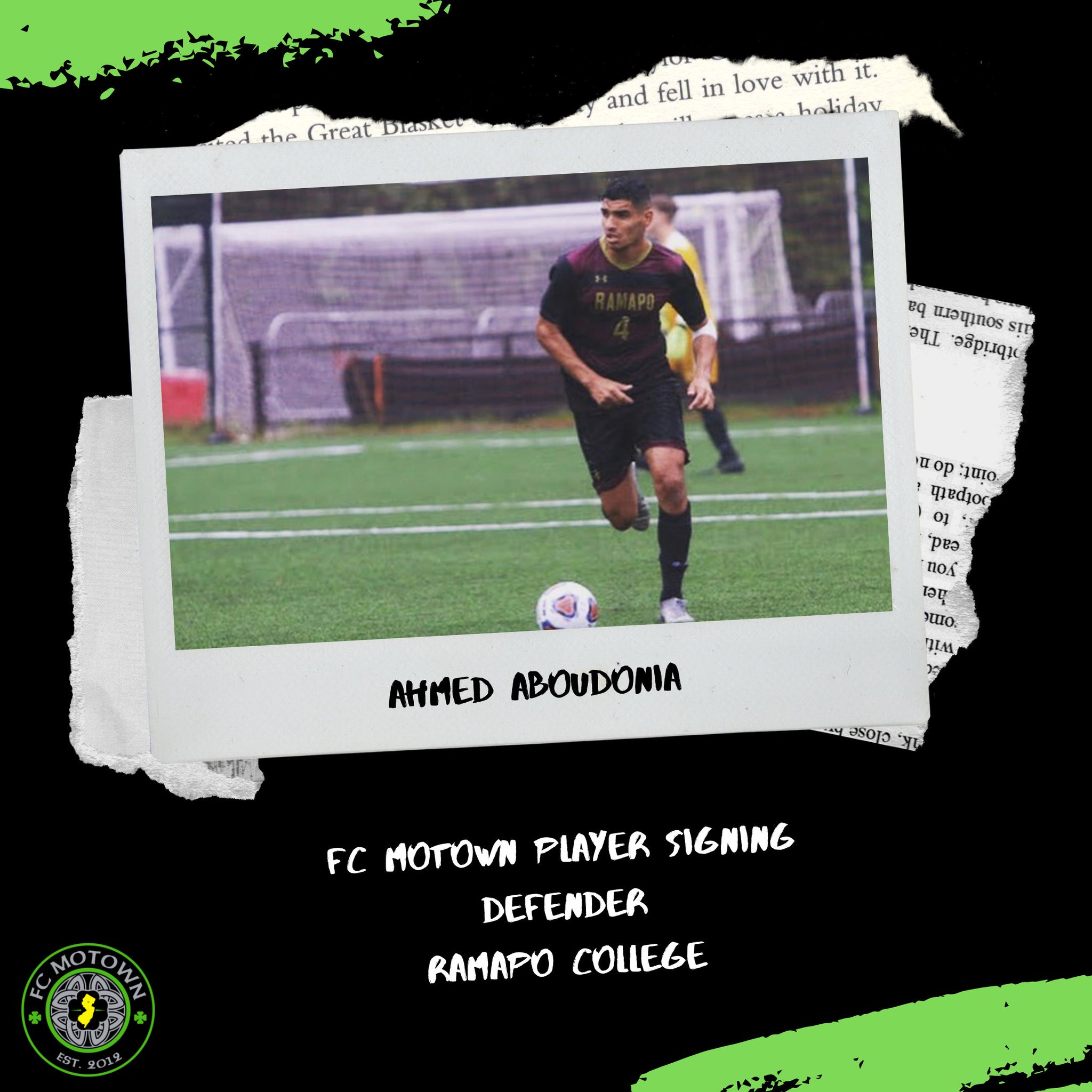 Fc Motown Celtics Twitterren Excited To Announce The Signing Of Ahmed Aboudonia To The Roster The Big Egyptian Played Ramapocollegenj And Had A Strong 19 Season For Us Hopefully There Are