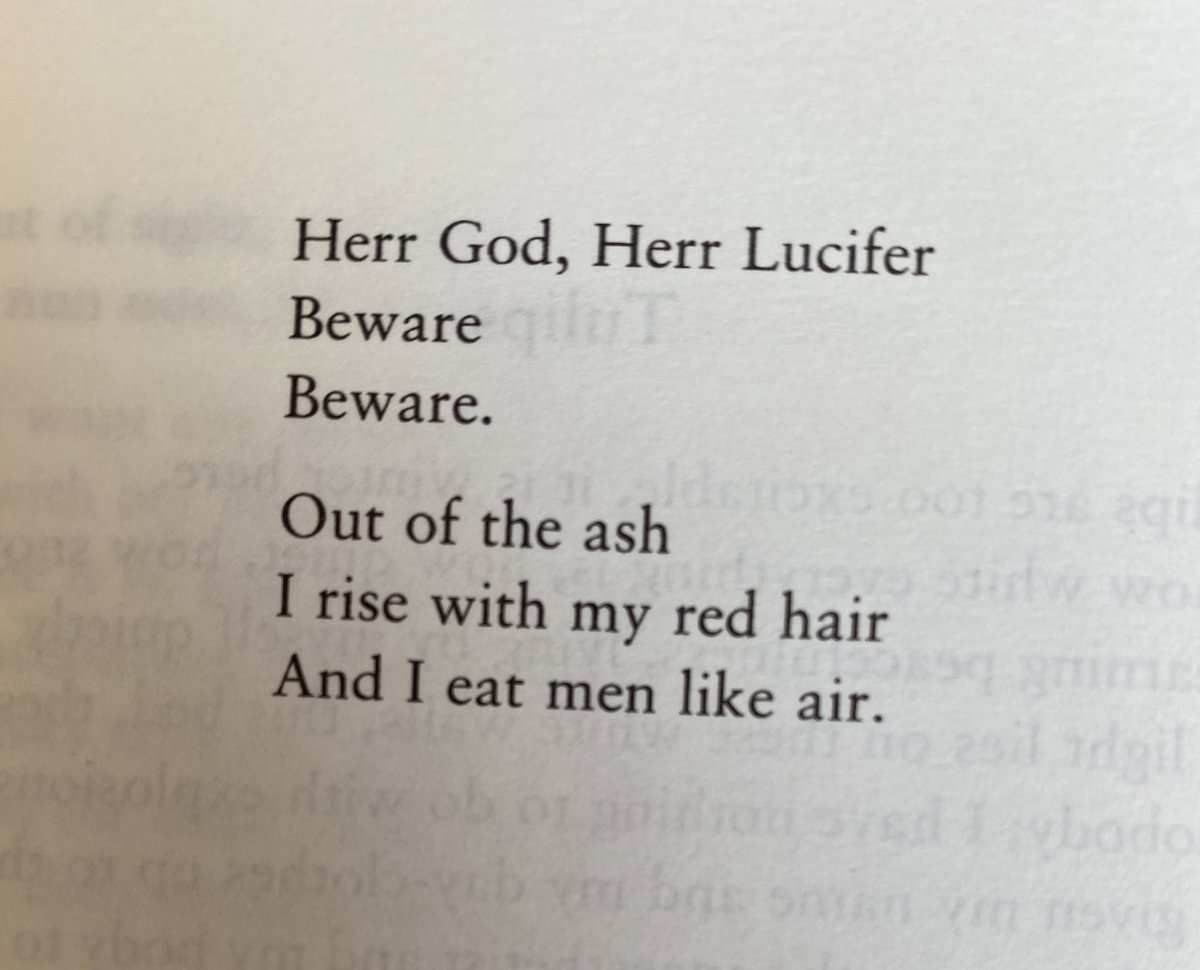 The end lines of this poem  written by the one and only Sylvia Plath.