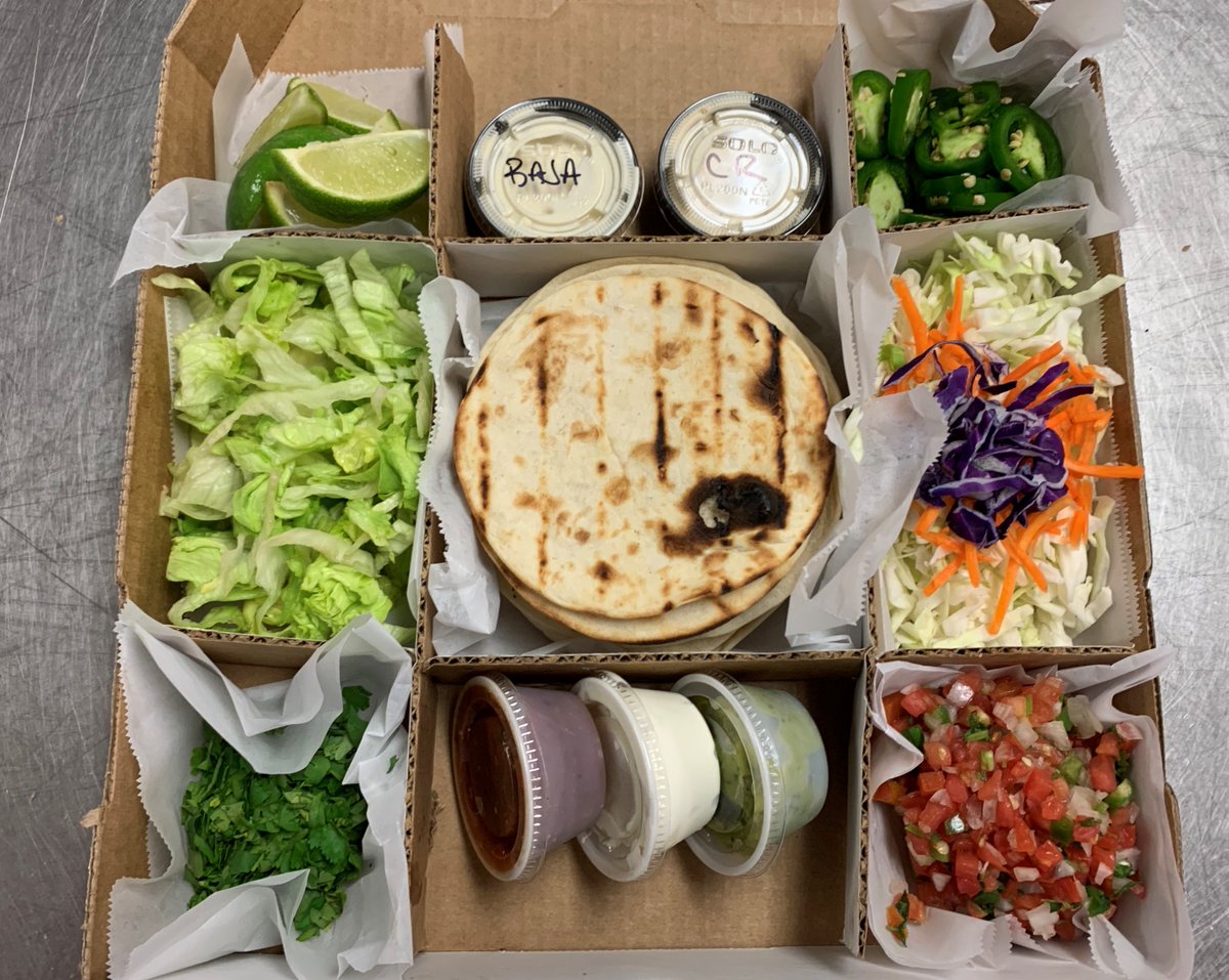 Hungry? Feed your family with a taco box with all the fixings, available on our curbside to-go menu. Order at onlineorders.seapines.com or by calling 843-842-FOOD (3663) and have a delicious meal ready for dinner tonight. Free delivery available inside Sea Pines.