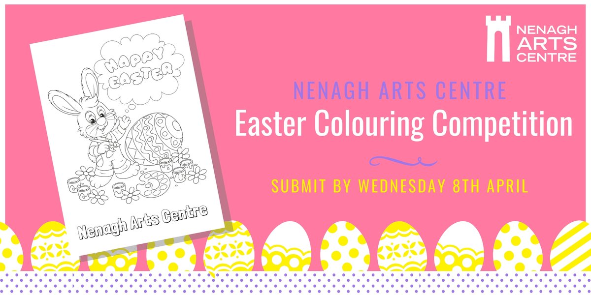 NenaghArts's tweet image. IT'S COMPETITION TIME!⁣
We always have such an amazing response to our colouring competitions and I’m sure this year will be no different.⁣
For all the details on how to enter and to download the colouring page head over to our website bit.ly/39dMVuC
#NenaghEasterComp