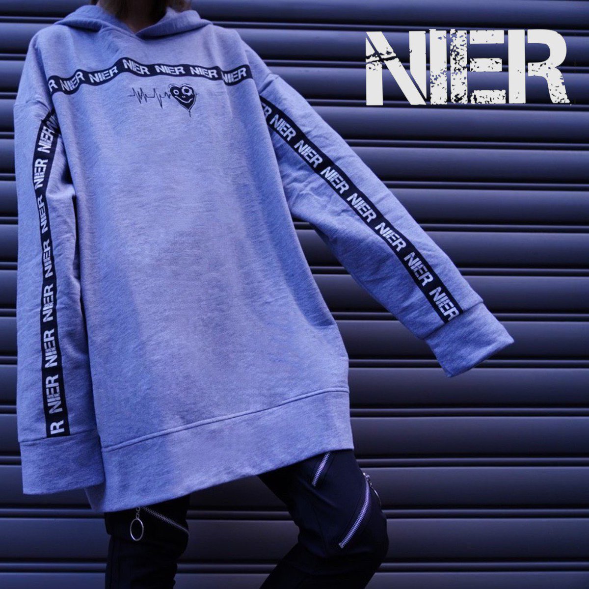 NieR_tokyo's tweet photo. 🎁本日〆切プレゼント企画🎁

【GRAY PULLOVER PARKA】

🎊5名様にプレゼント🎊

緩く可愛くご着用頂けるプルオーバーパーカーになります。

ユニセックスアイテムです🐰

◼応募方法
フォロー(@NieR_tokyo) &amp; RT
◼締切〆  本日24時まで

※鍵垢の方も対象内です

是非ご参加ください🙇‍♂️🙇‍♀️ https://t.co/UVeEFgRAUd
