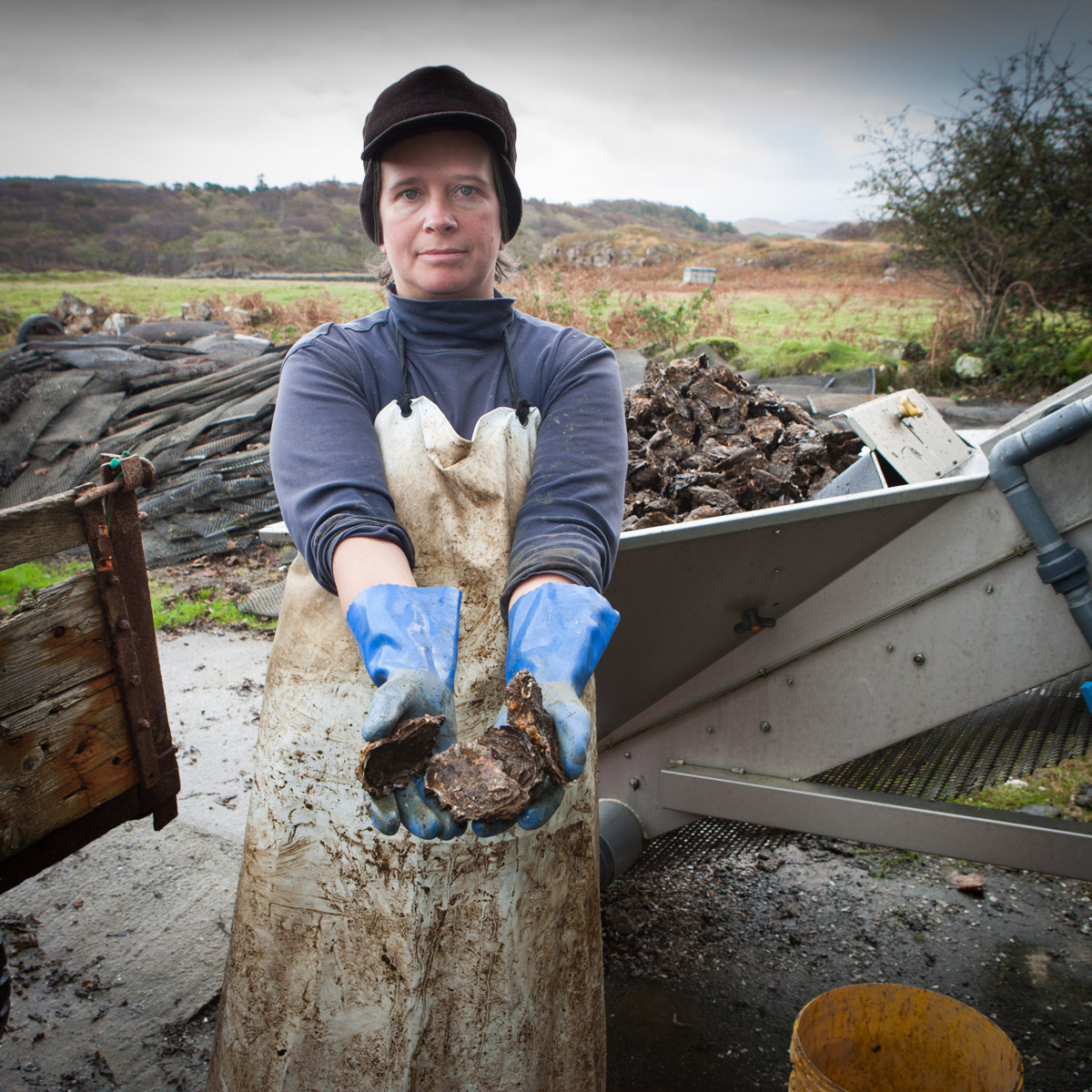 Andrea Martin, oyster farmer, Isle of Mull, Scotland #WeAreHighlands&Islands  #HillsAreAlwaysHere