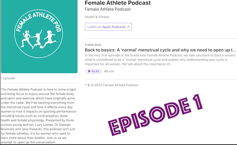 If you're looking for something to listen to during your bedroom➡️living room commute why not try the Female Athlete Podcast- episode 1 out now! 

We talk menstrual cycle &amp; hear from athletes: <a href="/EilishMccolgan/">Eilish McColgan</a> <a href="/alydixon262/">Aly Dixon</a> <a href="/LilyPartridge01/">LILY PARTRIDGE</a> <a href="/RachaelBurf12/">Rachael Burford</a> <a href="/NonStanford/">Non Stanford</a> &amp; @hgreenrun