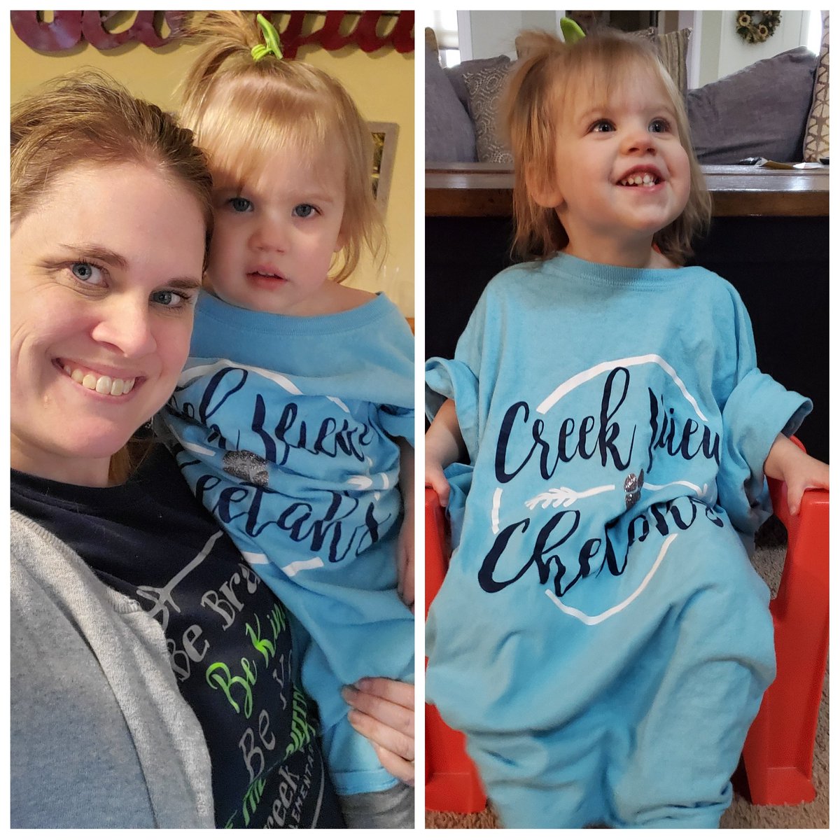 Celebrating digital Spirit Day with my little cheetah! 🐆<a href="/CreekViewElem/">Creek View Elementary School</a>