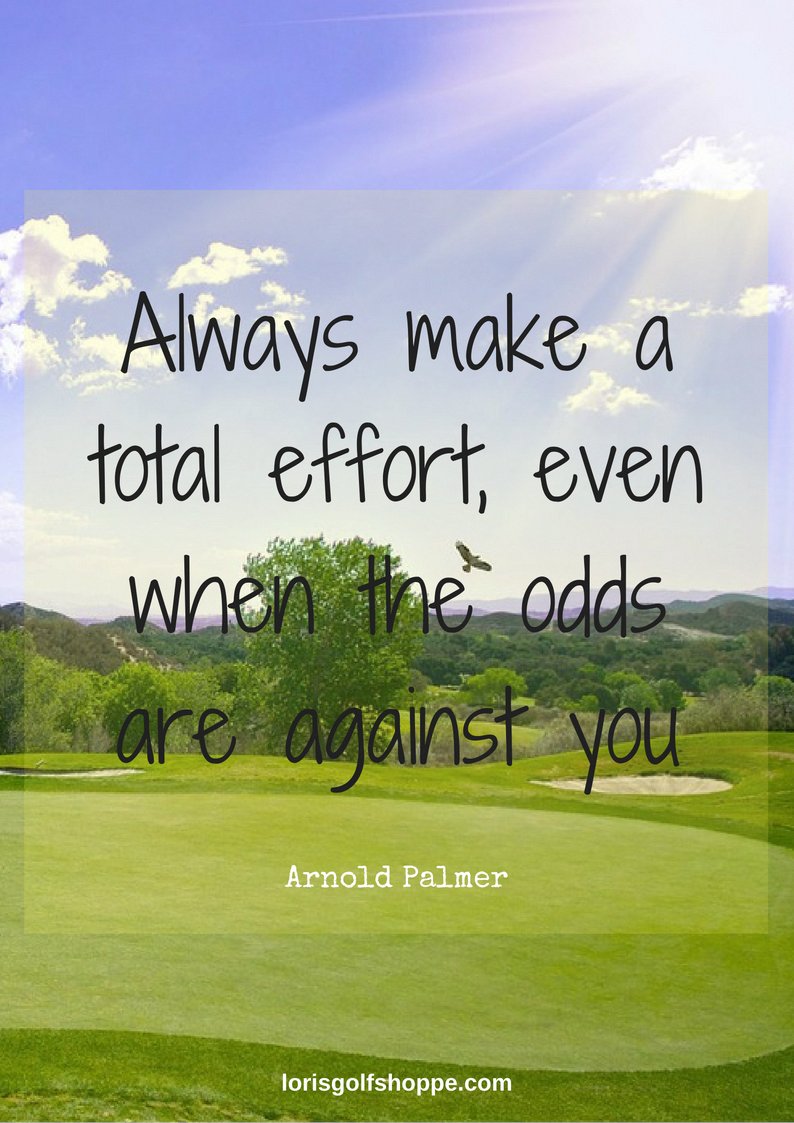 IZZO wants to send some positive vibes to our extended golf fam! Have a favorite quote you'd like to share? Send it our way and we'll share with all of followers! Here's our quote: