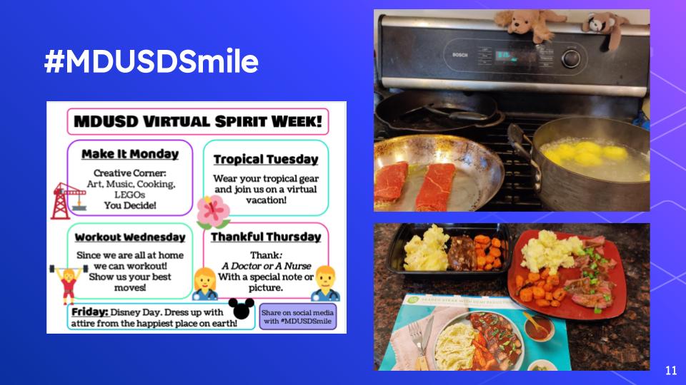 mryenclass's tweet photo. Our class pets Ringo and Spunky helped me cook a meal of steak, carrots, and potatoes. #MDUSDSmile  Share yours with the hashtag. Thanks @HelloFresh 
@craigyen https://t.co/k3Lgy09yZ5