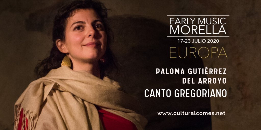 EarlyMusMorella's tweet photo. Paloma Gutiérrez del Arroyo
EARLY MUSIC MORELLA 2019
del 17 al 23 de julio
https://t.co/afIEsDlnXN
#EMM #cantogregoriano #plainsong #monody #improvisation #cantogregoriano #tradiciónoral https://t.co/opGz3w9p7D