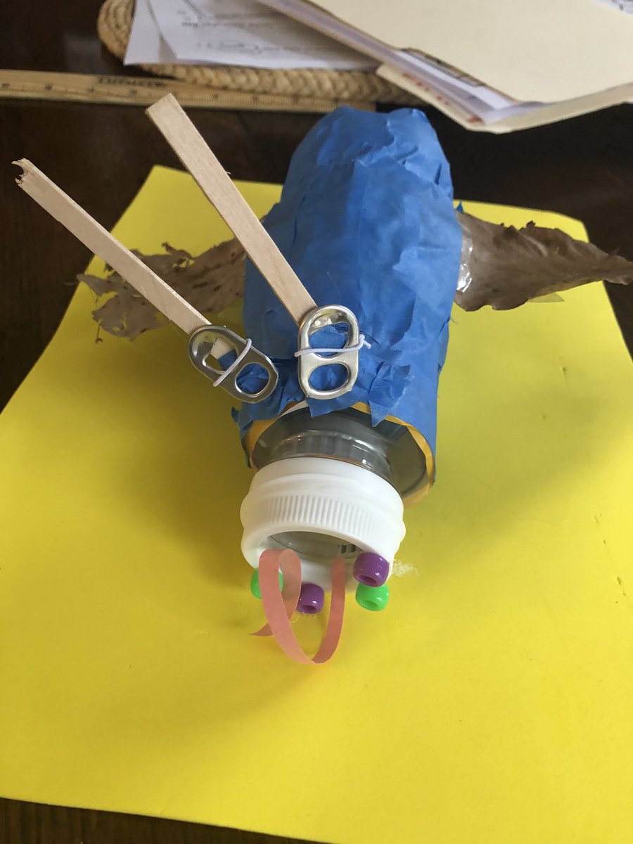 ejmteacher's tweet image. From Ellie, age 8. #WonderChallenge #BASFBuildABug @scioly2020 Thanks for the inspiration @Scienceguyfritz!!