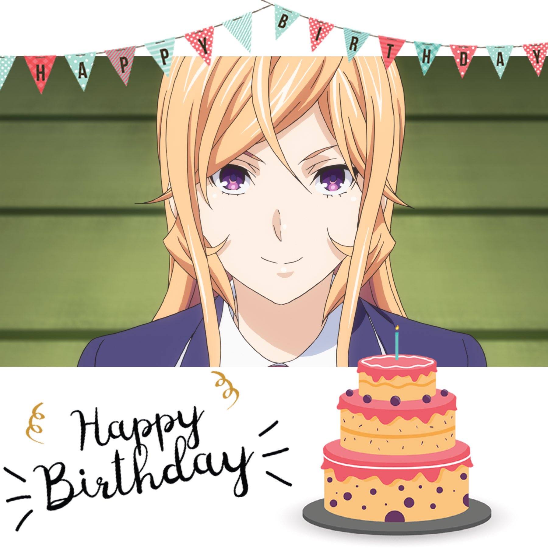 Happy Birthday to best mc Yukihira Soma 🔪🎂🥳🎉 : r/ShokugekiNoSoma