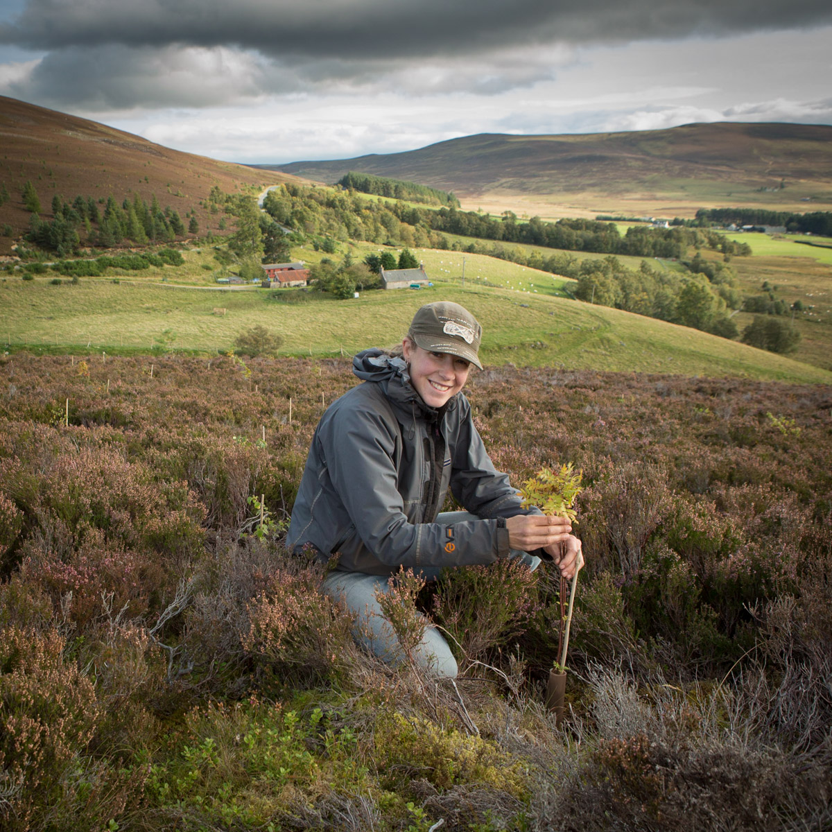 Sandra Baer, farmer, crofter and tree planter, Lynbreck Croft, Cairngorms, Scotland #WeAreHighlands&Islands  #TheHillsAreAlwaysHere