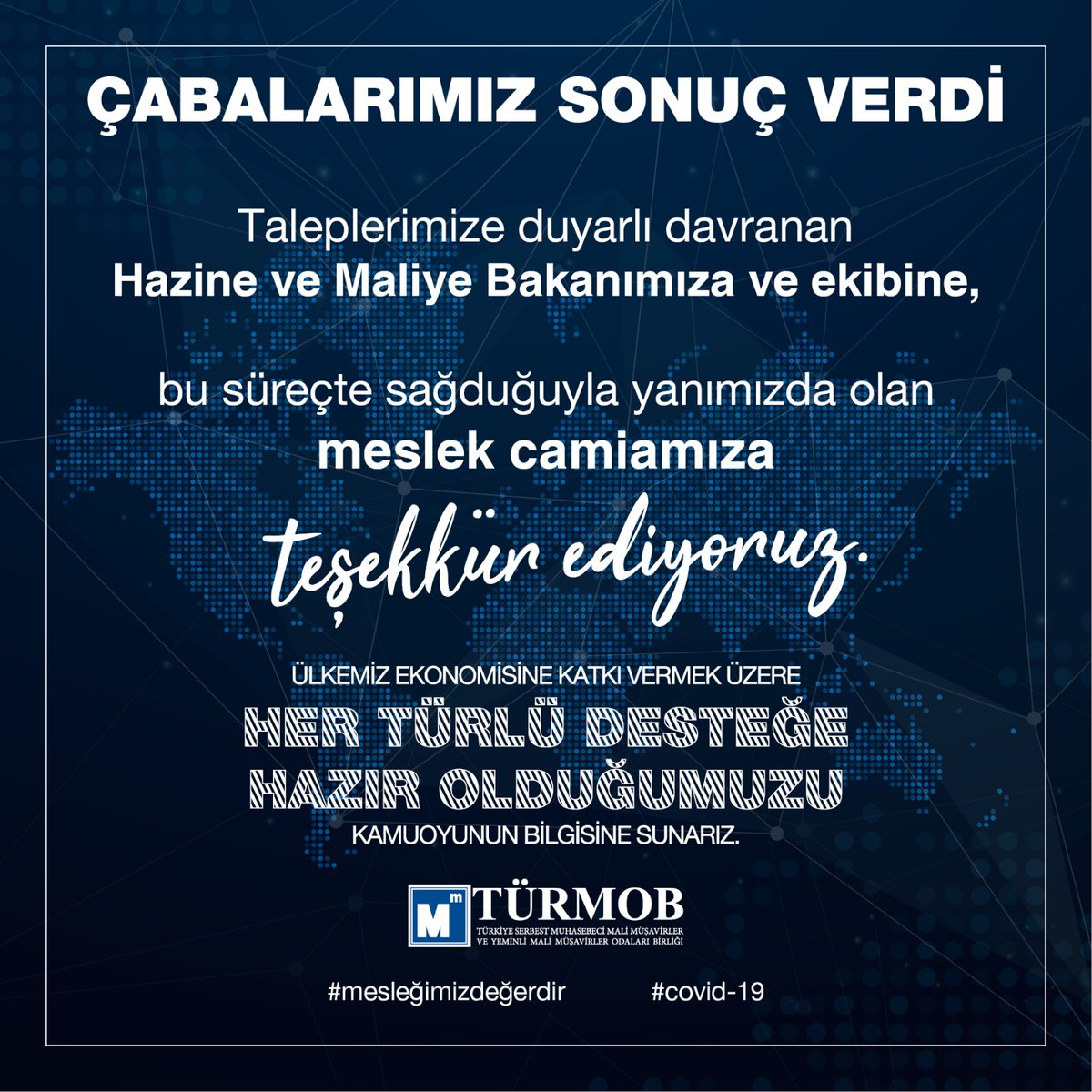 #mesleğimizdeğerdir #covid-19