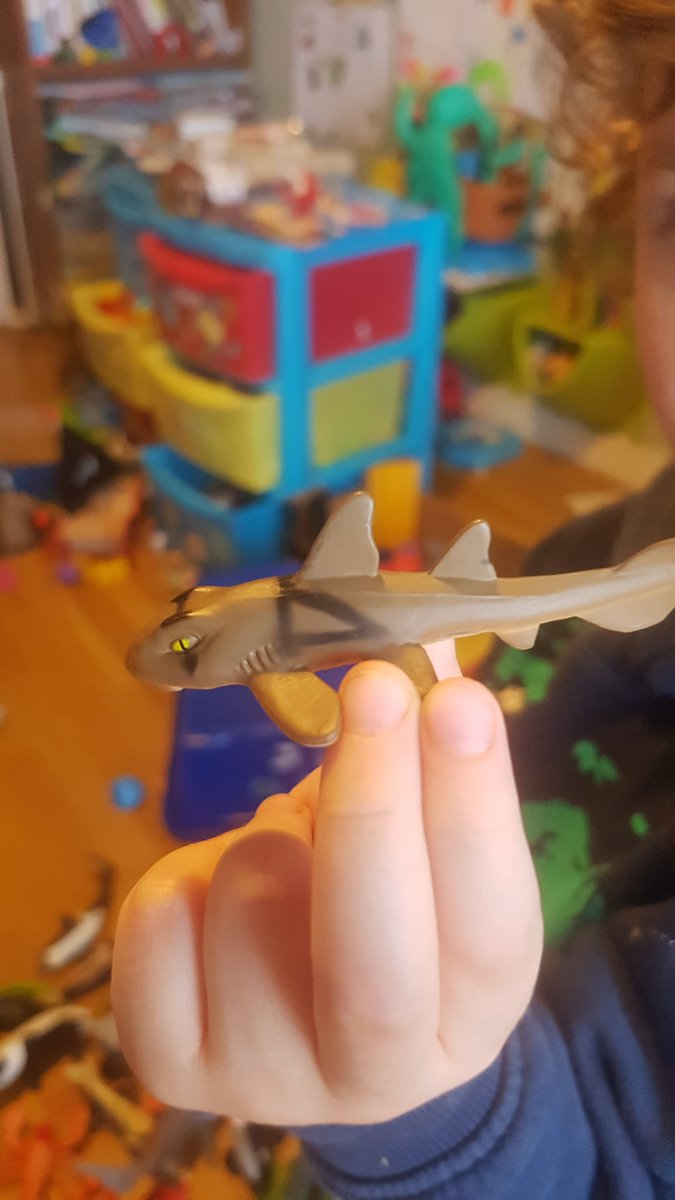 drawanotherfish's tweet image. We only just got to watch this now. Brilliant. My 5-year-old son has a question: why do goblin sharks live in the deep? For the record, #bestshark = port jackson shark. #EducationalModel #NotAToy