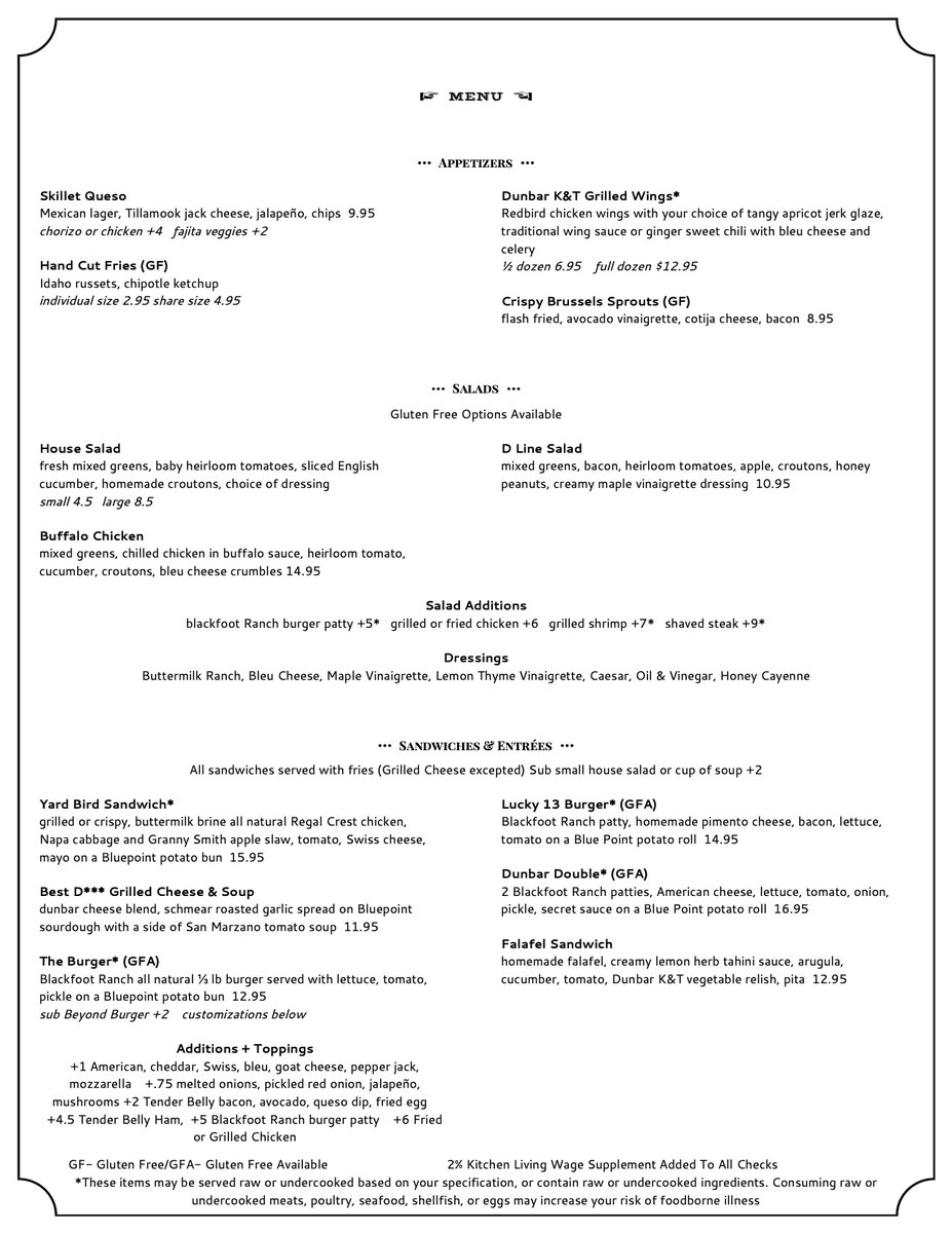 Our New Take Out Menu for this week!
We are here from 11am-7pm!
Hope to see you soon!

#Denver #COVID19 #StaySafe #TakeOut #SupportLocalBusiness