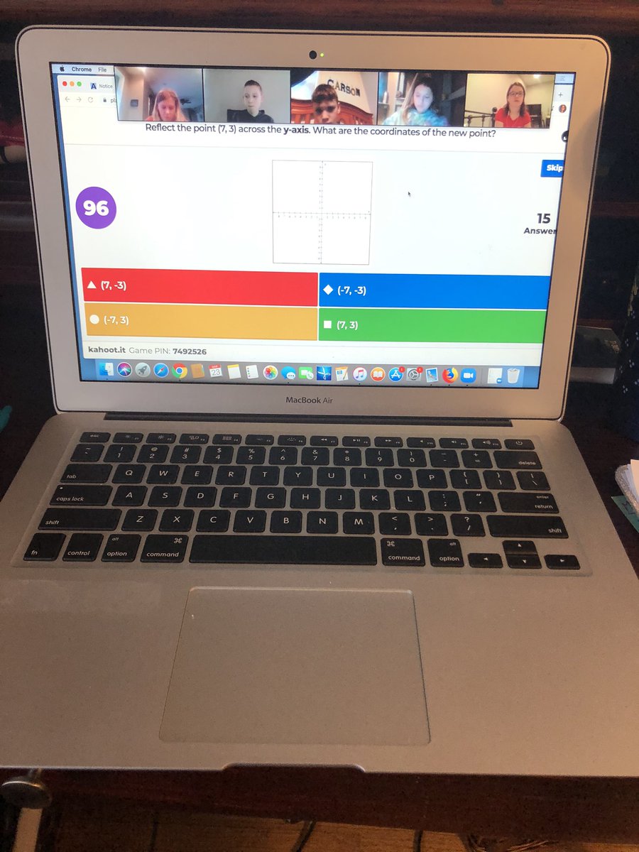 Remote learning can’t stop us from playing review games together! #VBexperience #VB1team