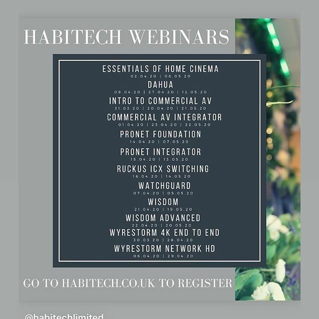 Use this time of uncertainty to expand your knowledge or brush up on something you haven’t used for a while. Go to our website to register. <a href="/habitechlimited/">Habitech Limited</a> ift.tt/2QD5x0y