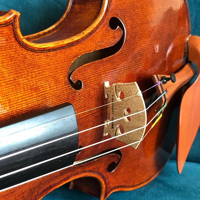 Time for our maker #2 in our new maker series! Today we have a violin by Frédéric Noharet. An amazing example of his work... just take a look at the colour of his varnish and his craftsmanship! #newmaker #varnish #craftsmanship #quarantine #violin #luthier #liutaio