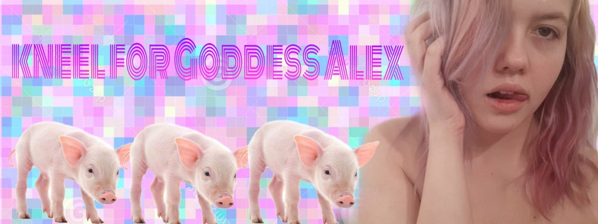Fintergalactic's tweet image. Check out this cute little banner I made for @Goddess_alex_!

DM Me if you're interested in treating your Domme to a custom header, profile picture, tip menu... if She can name it, I can do it!

DM Me here or on My main account @TheGodSahara.

Serious inquiries only.

#FinD