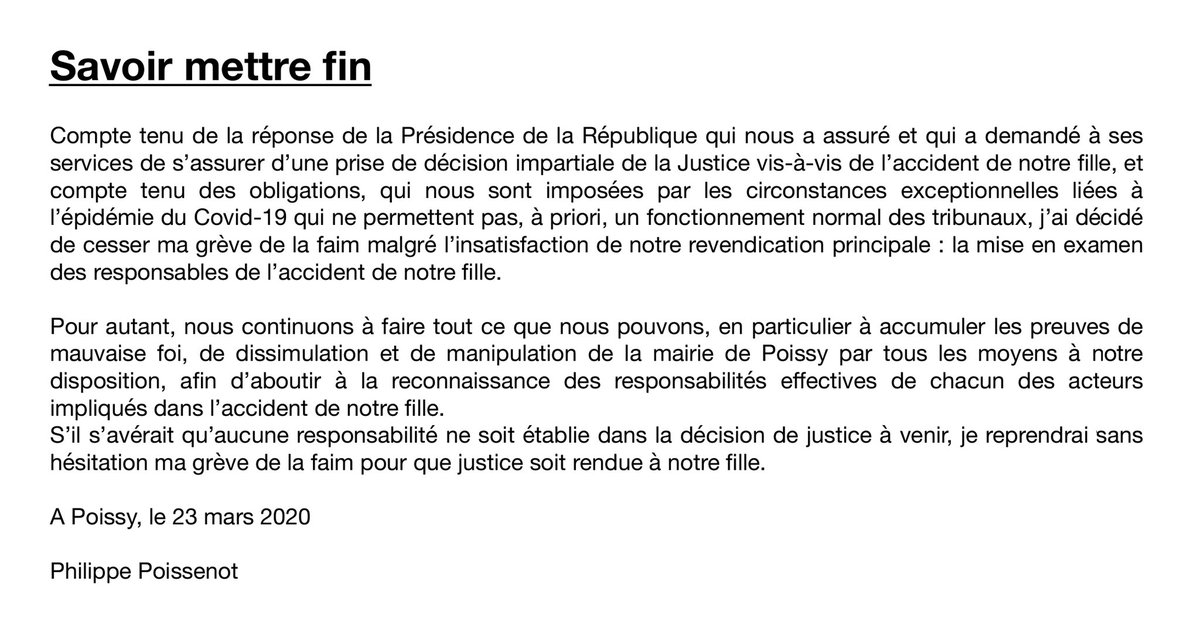 Ppohet's tweet photo. #injustice après l’effondrement du mur sur ma fille à #poissy: Ce n’est pas un renoncement et encore moins un abandon.
@LeParisien_78 @Mediapart @canardsenchaine @GazetteYvelines @courrierdesyvel @justice_gouv @anticor_org @villepoissy https://t.co/tbaguwWOYI