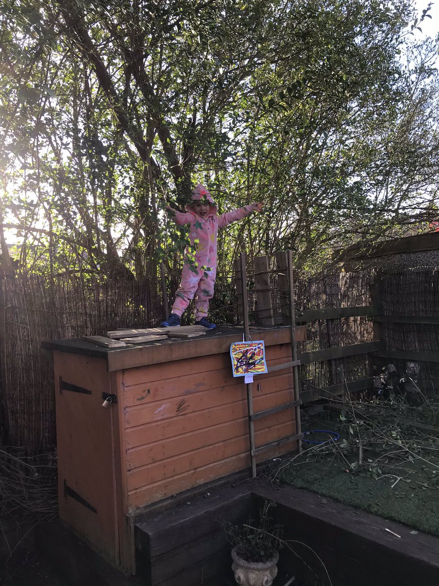 dibdobrob's tweet photo. @jamesnmullen @pauldambra Turning bomb shelter into a tree house (princess castle). Forest school. https://t.co/awSTEEKMEn