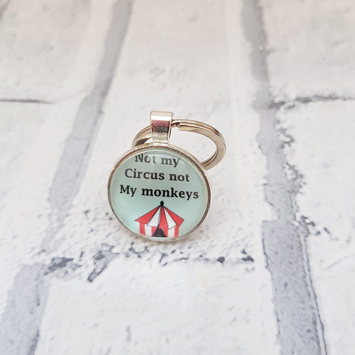 martisanne's tweet photo. Not my circus not my monkeys keychain, breakup gift, divorce, funny keyring, funny circus quote, adult humour, novelty key fob , mature, Q2 https://t.co/BOHfK89FKO #TMTinsta #EtsyTeamUnity #BreakupGift https://t.co/dZ2bkPcanH