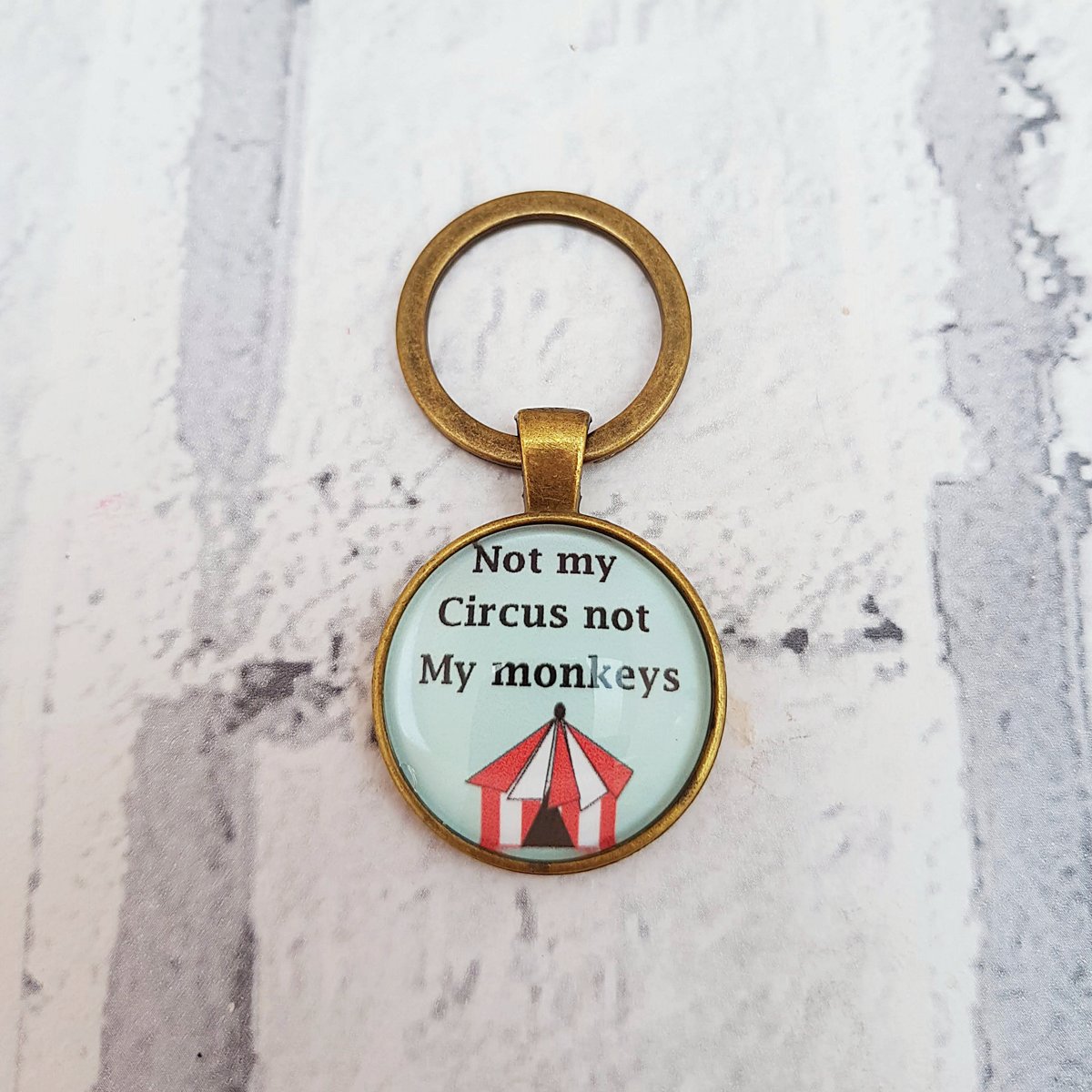 martisanne's tweet photo. Not my circus not my monkeys keychain, breakup gift, divorce, funny keyring, funny circus quote, adult humour, novelty key fob , mature, Q2 https://t.co/BOHfK89FKO #TMTinsta #EtsyTeamUnity #BreakupGift https://t.co/dZ2bkPcanH