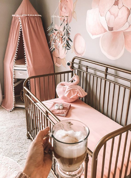 LittleSeedsKid's tweet photo. Cute nursery? Check. Perfect cup of coffee? Check. 

Shop the Hawken Convertible Crib today: 

https://t.co/NtZyH9wrnY https://t.co/zPH4R6ndFl