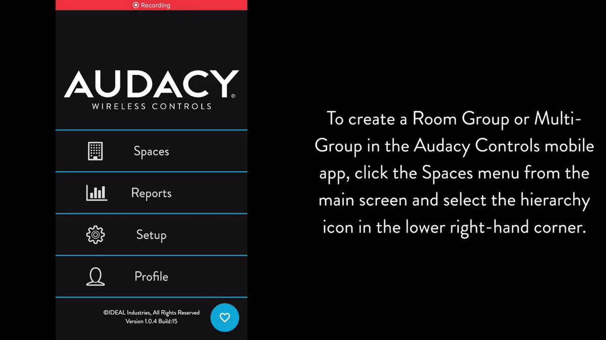 Create room groups or multi-groups in the NEW Audacy Controls mobile app through the Spaces menu to group individual rooms or room groups together for more organized controls. To learn how to use this feature, watch the video below:
ow.ly/3k3M50yJ6nh