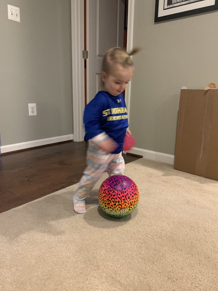 Just playing ball and eating goldfish with E! <a href="/hcpss_sjles/">St. John's Lane Elementary School</a> #JaguarPride