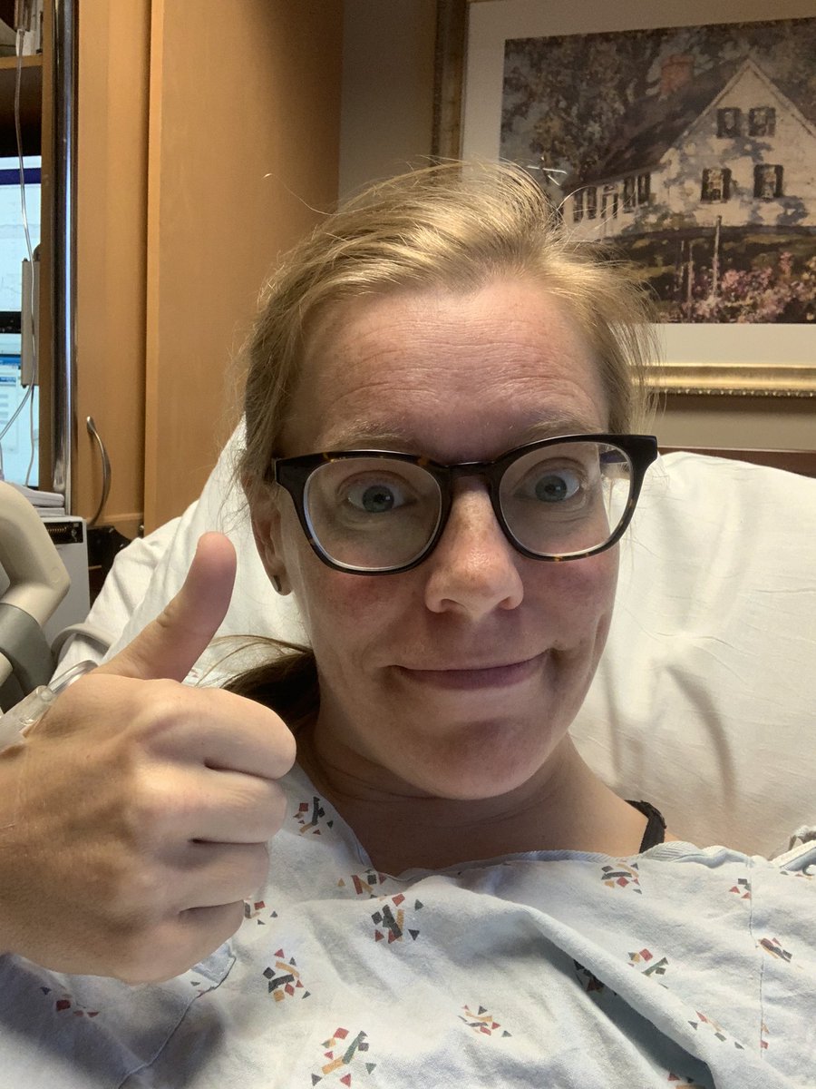 emilypitek's tweet photo. Coming at you LIVE from St. Vincent’s hospital!
Y’all say a little prayer for a safe delivery for Patrick.
Being induced so will probably take a hot minute!
#thanksPatrick https://t.co/uD3kuhBbrr