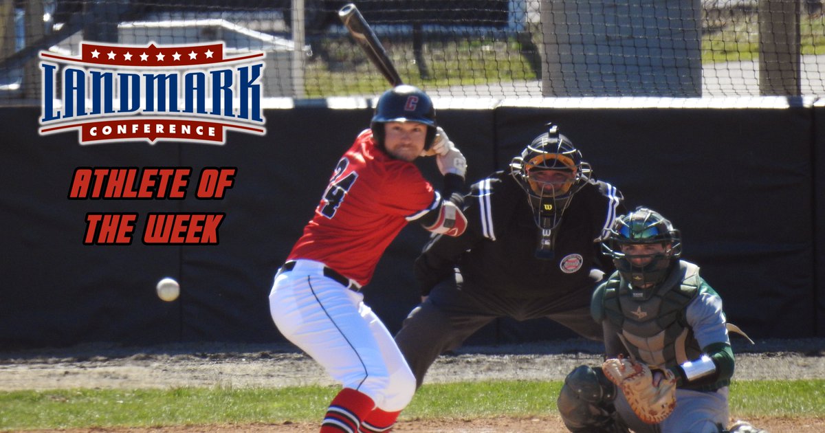 .<a href="/CatholicU_BSB/">Catholic U. Baseball</a> senior Connor Sullivan was named <a href="/LandmarkConf/">Landmark Conference</a> Athlete of the Week on Monday. 

Sullivan led the Landmark in hits, batting average, runs, and total bases, and tied for eighth in the nation with 28 hits.⚾️

INFO: cua.prestosports.com/sports/bsb/201…

#d3b #CatholicU
