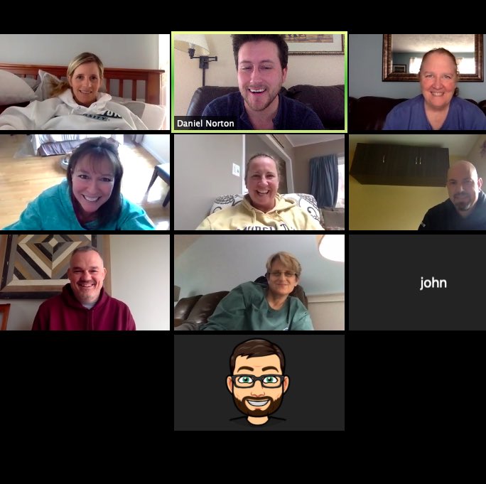 Awesome Zoom meeting with these wonderful wellness teachers! @HopkintonWell <a href="/cbasile14/">Christine Basile</a> <a href="/DianeMaillet/">Diane Maillet</a> <a href="/pecoachdpinto/">Debra Pinto</a>