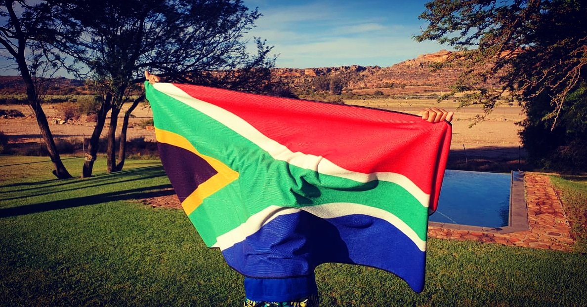 SReen22's tweet photo. Nkosi Sikelel 'iAfrika 🇿🇦❤ From our family to yours - #StrongerTogether through #SocialDistancing @rogersedres @GovernmentZA https://t.co/foCbVHx86x