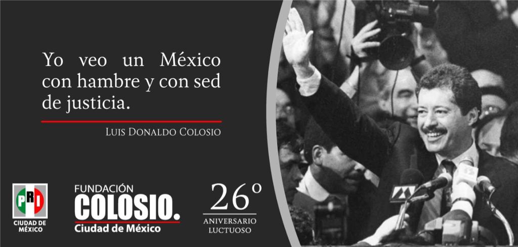 karenita1715's tweet photo. Hoy recordamos a un hombre que sigue vivo en sus ideales, al hombre que entendió que la política debe hacer justicia a las causas sociales.
#ColosioEnTuCorazón
#26AniversarioLuctuoso
#ColosioVive https://t.co/fKaOWy9OEW