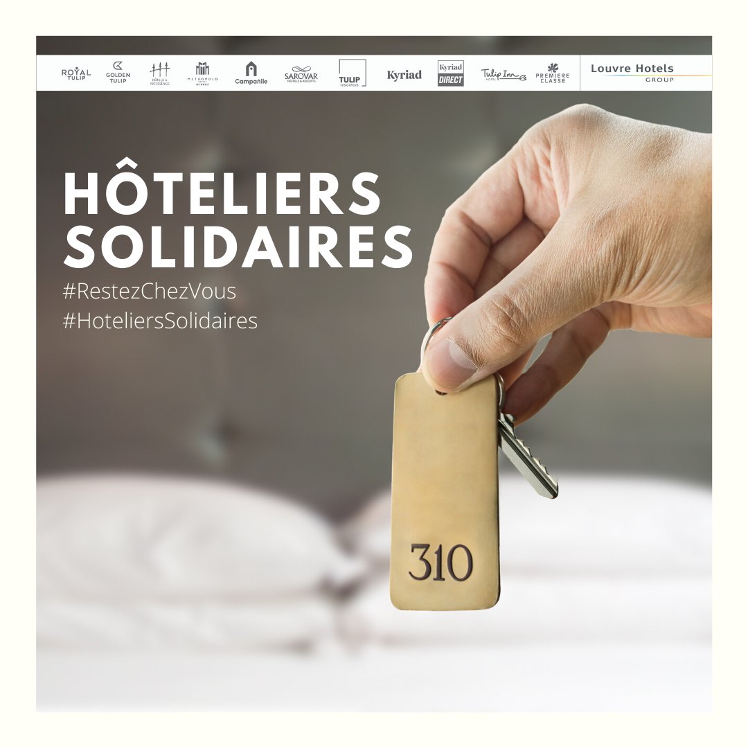LouvreHotels's tweet photo. [HÔTELIERS SOLIDAIRES] Fiers de nos #hôteliers! Le Campanile Nantes Sud a permis au personnel hospitalier de sa commune de se détendre dans ses espaces communs conviviaux avant de reprendre leur travail. Bravo à l'équipe et merci à notre personnel soignant !
#HoteliersSolidaires https://t.co/BCCoOoYXE8