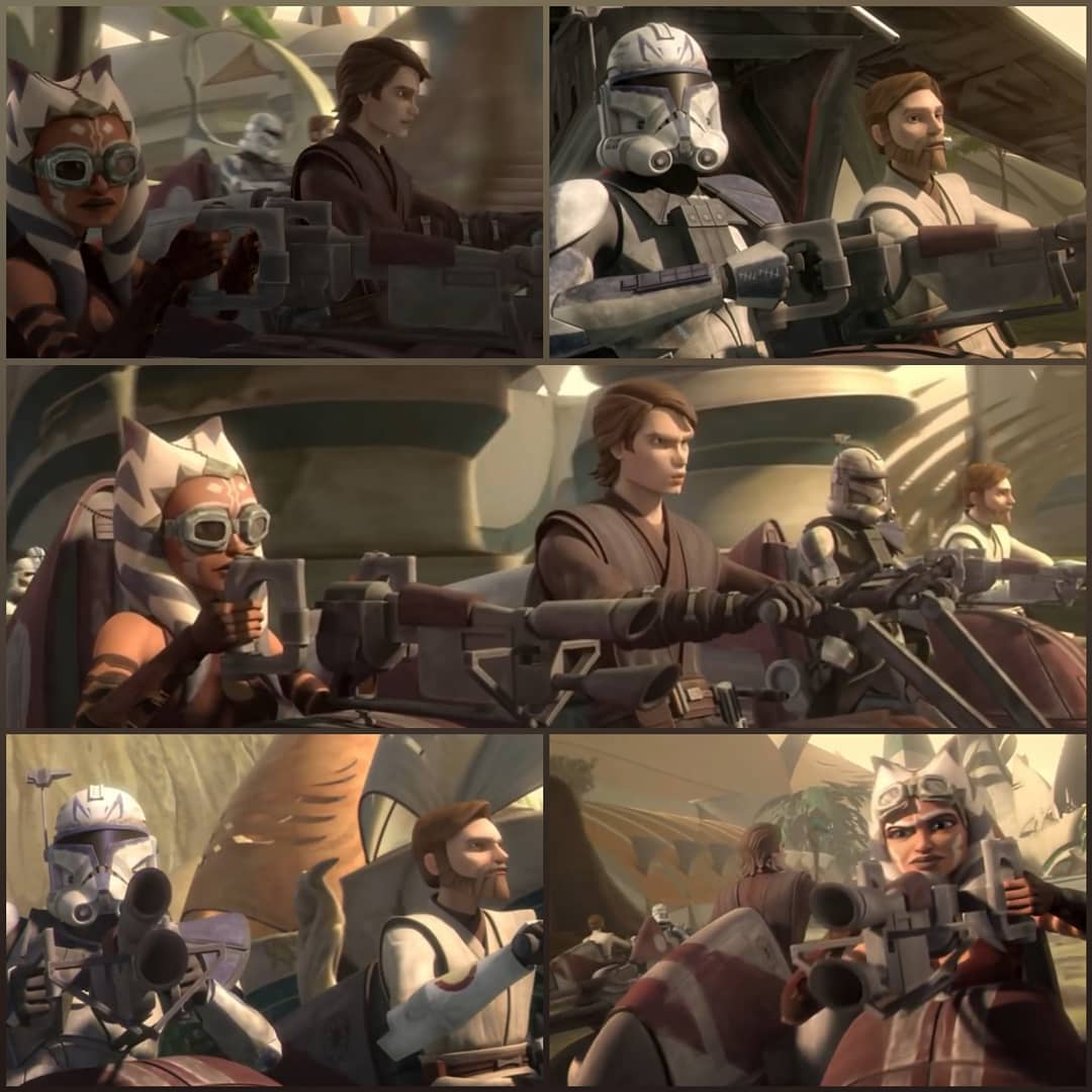 CsillagReka01's tweet photo. Obi-Wan, Anakin, Ahsoka and Rex fight

Show: Clone Wars
Application: Polish
If you repost write my Twitter name under the post!
#obiwan #anakin #ahsoka #rex #CloneWars https://t.co/7KKtgpnT5b