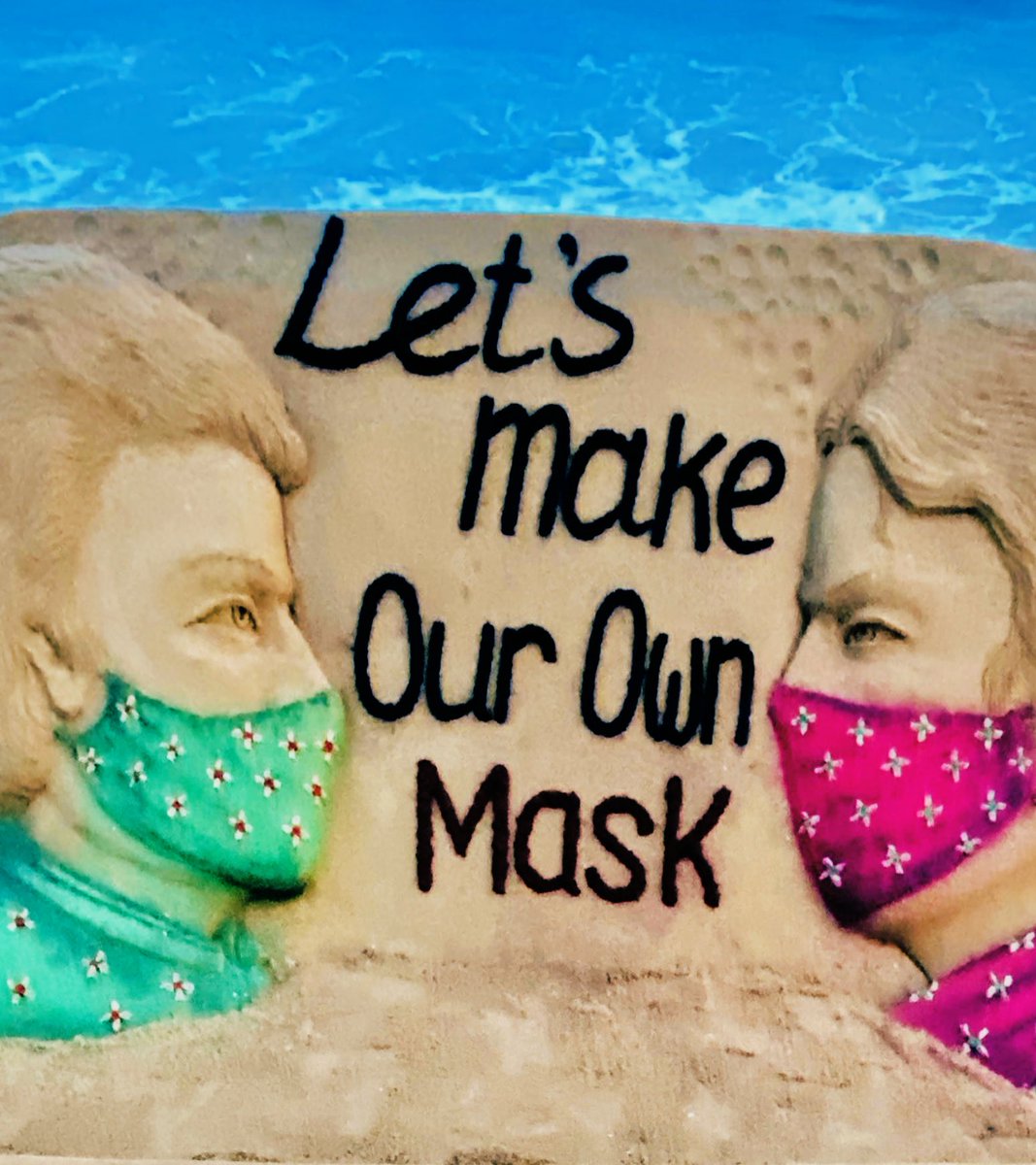 sudarsansand's tweet image. “Let's Make our own mask“.
Join the #MaskIndia movement. My SandArt at puri beach . #IndiaFightsCorona #StayHomeStaySafe
