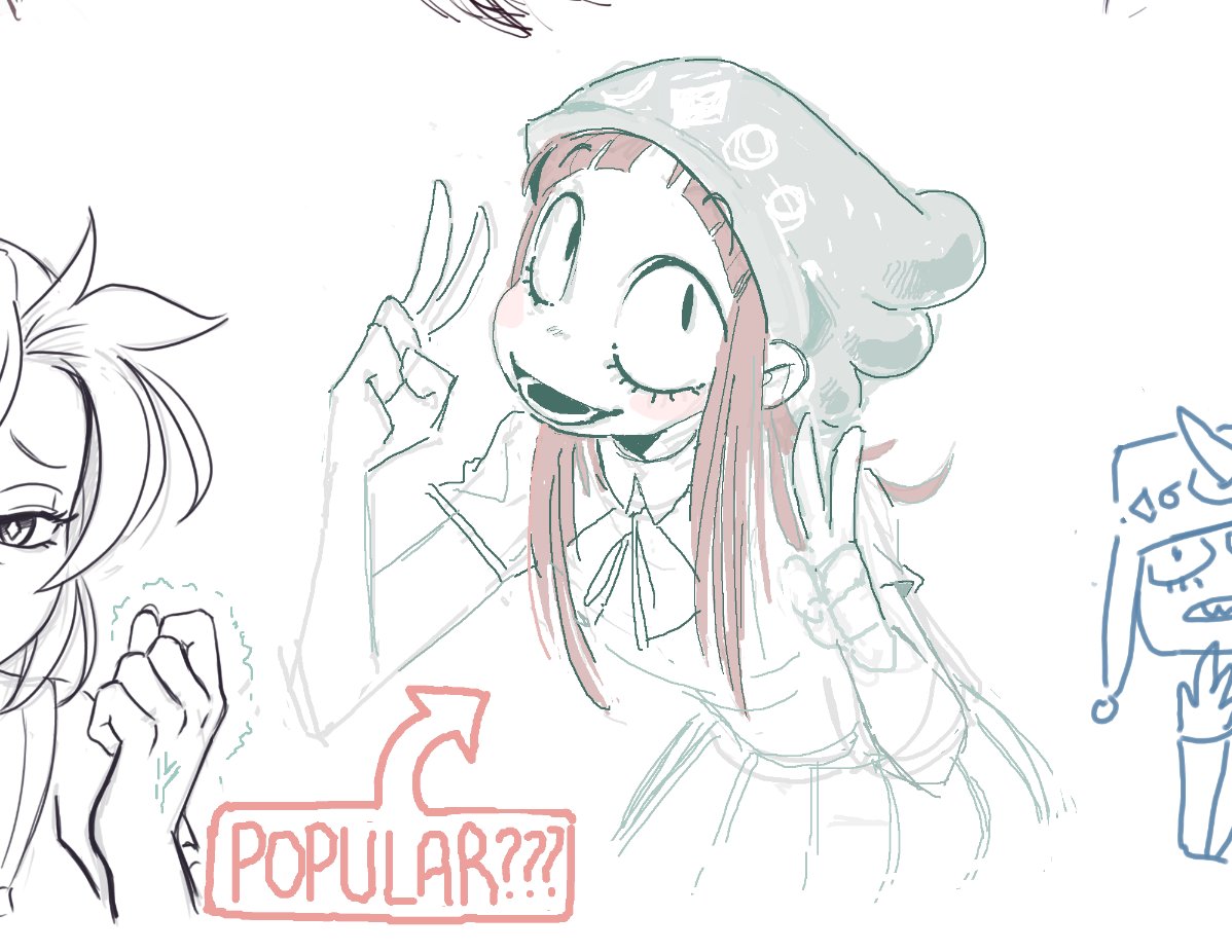 drawpile doodling with pals (im green) 