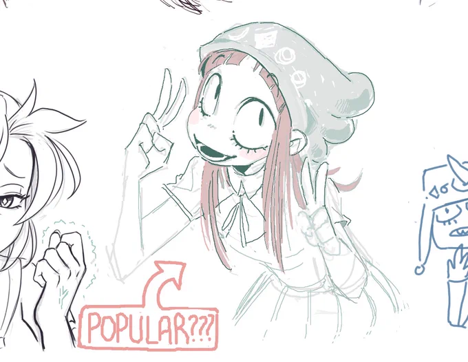drawpile doodling with pals (im green) 