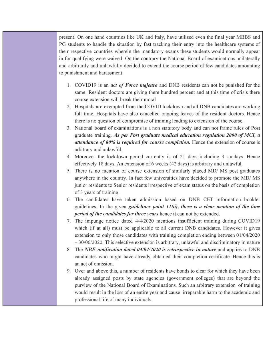 Association_DNB's tweet image. DNB Doctors are feeling betrayed. Extension of course due to COVID19 is unlawful, arbitrary and discriminatory. @PMOIndia @narendramodi @drharshvardhan @MoHFW_INDIA @NITIAayog @profplal @RemaNagarajan @VidyaKrishnan @sujakrao @anandrai177 @AnantBhan @AnooBhu @AnonnaDutt