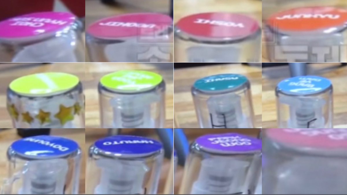 In case yall don't know, these colors are from the sanitizers treasure made. Each color represents one member. These colors can also be seen in Going Crazy performance film. It suits treasure makers too because "clown nation" ctto of the photos <3