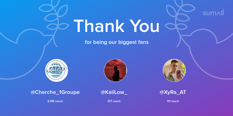 Zeetwy7's tweet photo. Our biggest fans this week: Cherche_1Groupe, KaiiLow_, XyRa_AT. Thank you! via https://t.co/vBRF2TiUjl https://t.co/7WsTqvC2fi