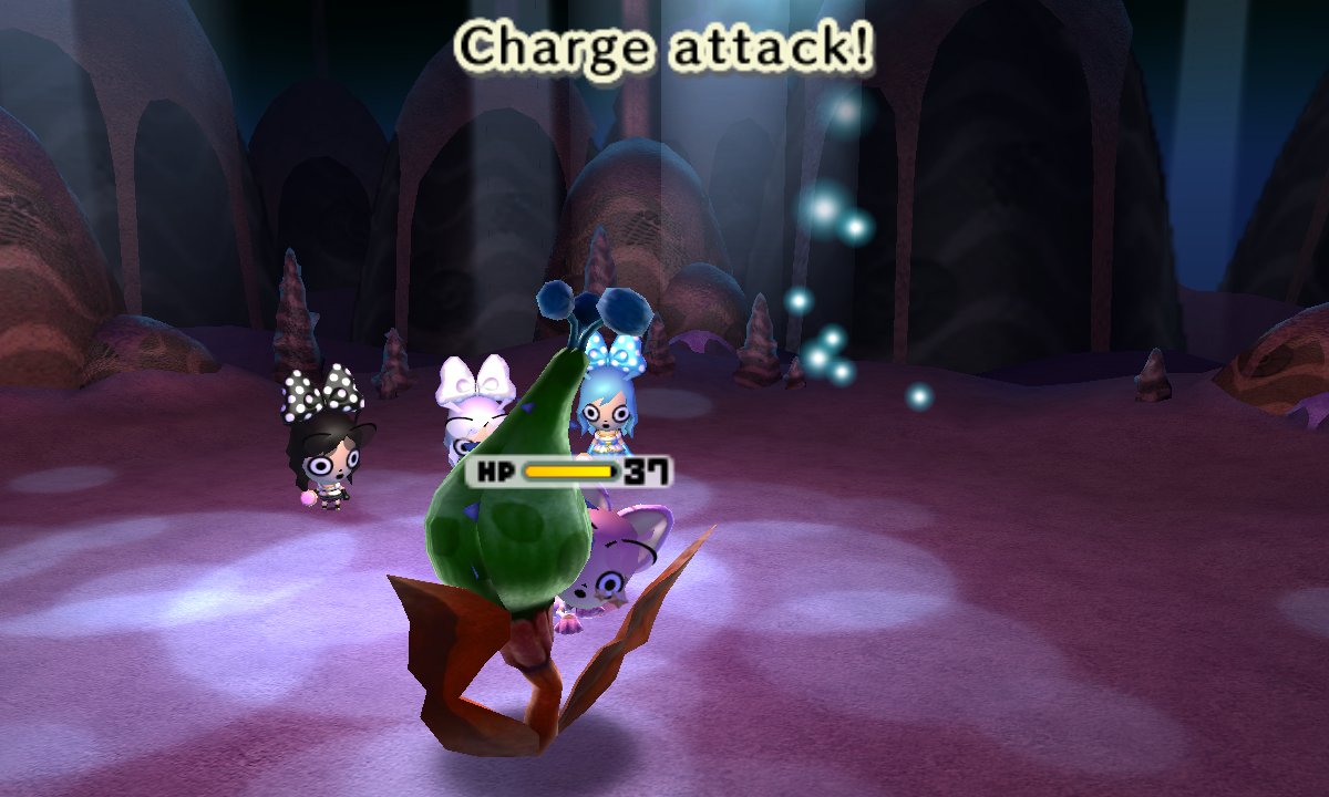 Pink Cat:Mii trap! thke this. CHARGE!!! (Pink Cat accidently